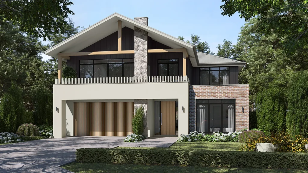 Swiss Facade - Alkira Homes