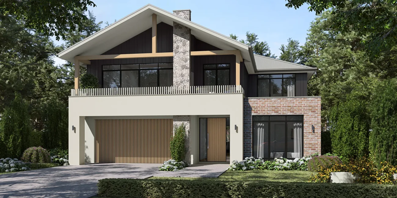 Swiss Facade - Alkira Homes
